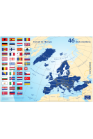 Carte des 46 États membres